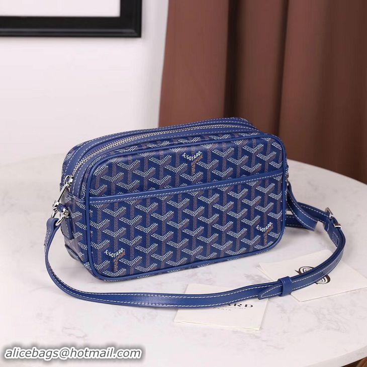 Low Price Goyard Small Monogram Camera Bag G46 Dark Blue