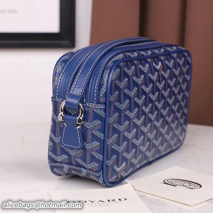 Low Price Goyard Small Monogram Camera Bag G46 Dark Blue