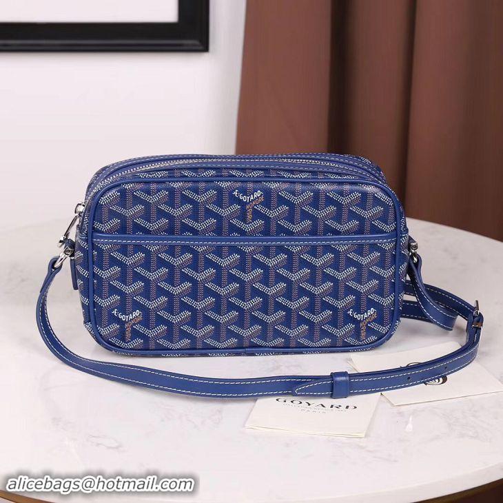 Low Price Goyard Small Monogram Camera Bag G46 Dark Blue