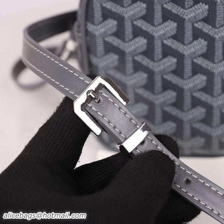 New Inexpensive Goyard Small Monogram Camera Bag G46 Dark Grey