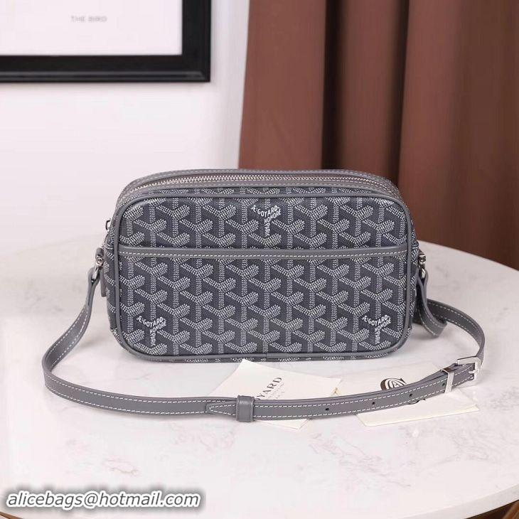 New Inexpensive Goyard Small Monogram Camera Bag G46 Dark Grey