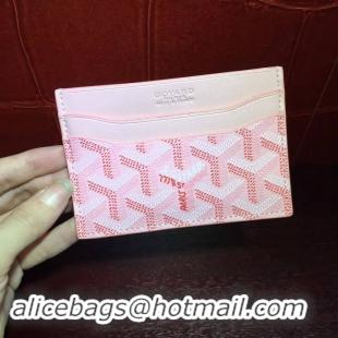 Cheap Newest Goyard Card Holder 020090 Pink