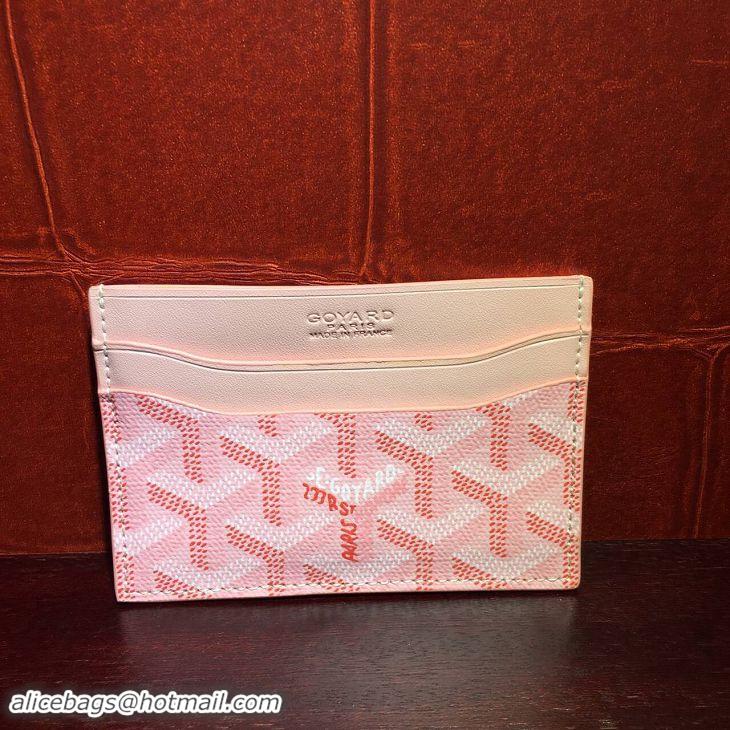 Cheap Newest Goyard Card Holder 020090 Pink