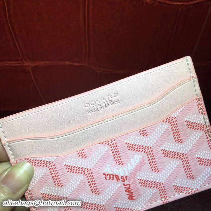 Cheap Newest Goyard Card Holder 020090 Pink