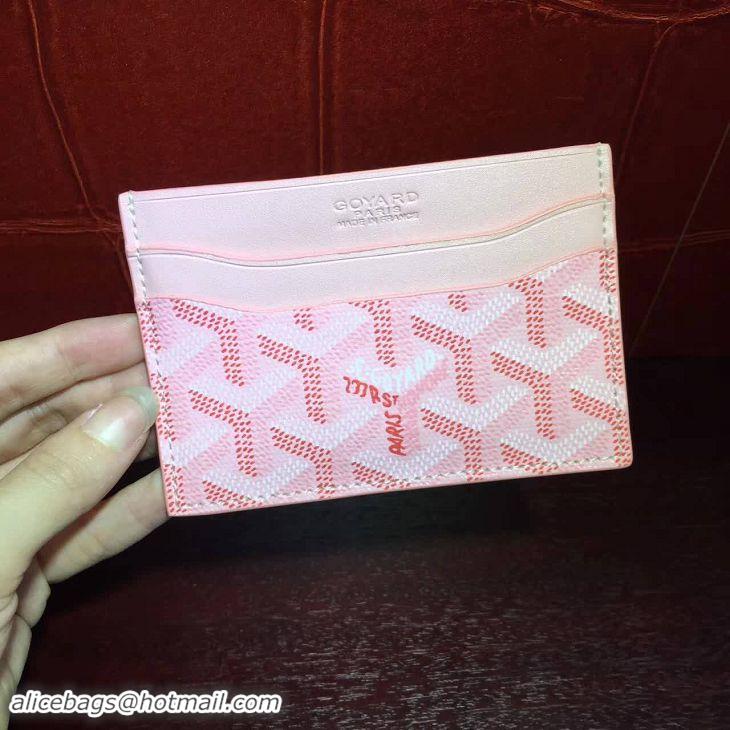 Cheap Newest Goyard Card Holder 020090 Pink