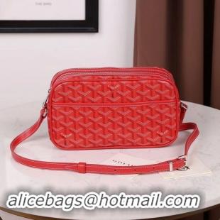 New Stylish Goyard Small Monogram Camera Bag G46 Red