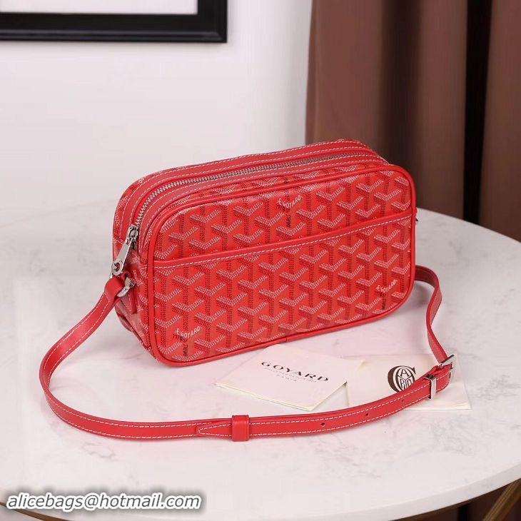 New Stylish Goyard Small Monogram Camera Bag G46 Red