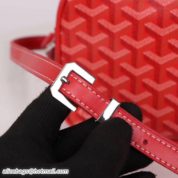 New Stylish Goyard Small Monogram Camera Bag G46 Red