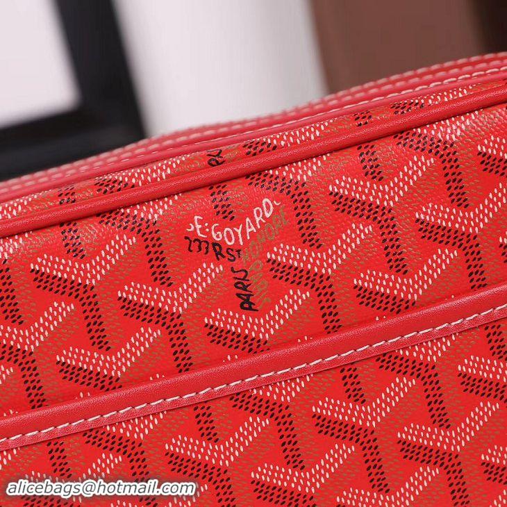 New Stylish Goyard Small Monogram Camera Bag G46 Red