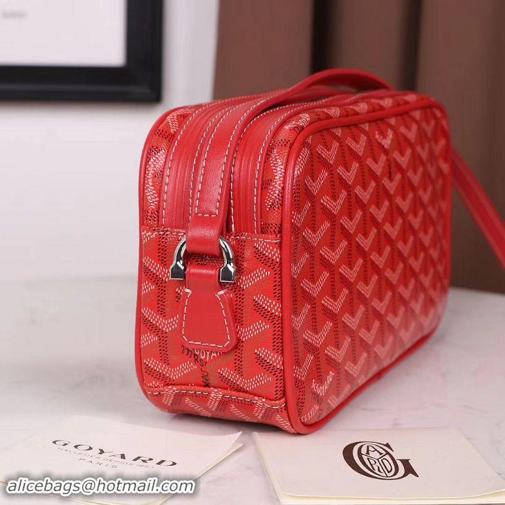 New Stylish Goyard Small Monogram Camera Bag G46 Red