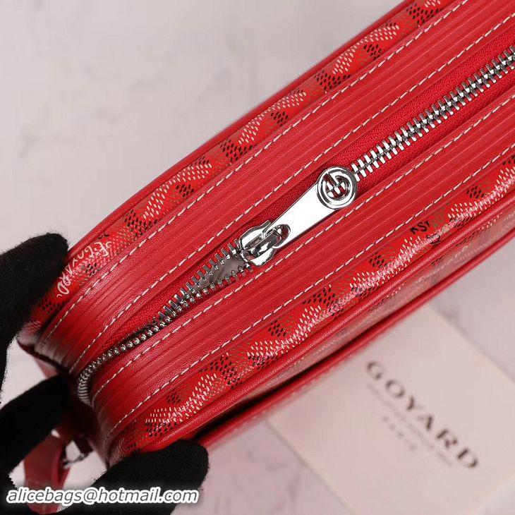 New Stylish Goyard Small Monogram Camera Bag G46 Red