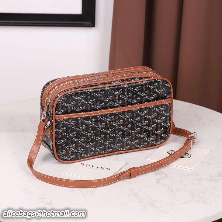 Low Cost Goyard Small Monogram Camera Bag G46 Black And Tan