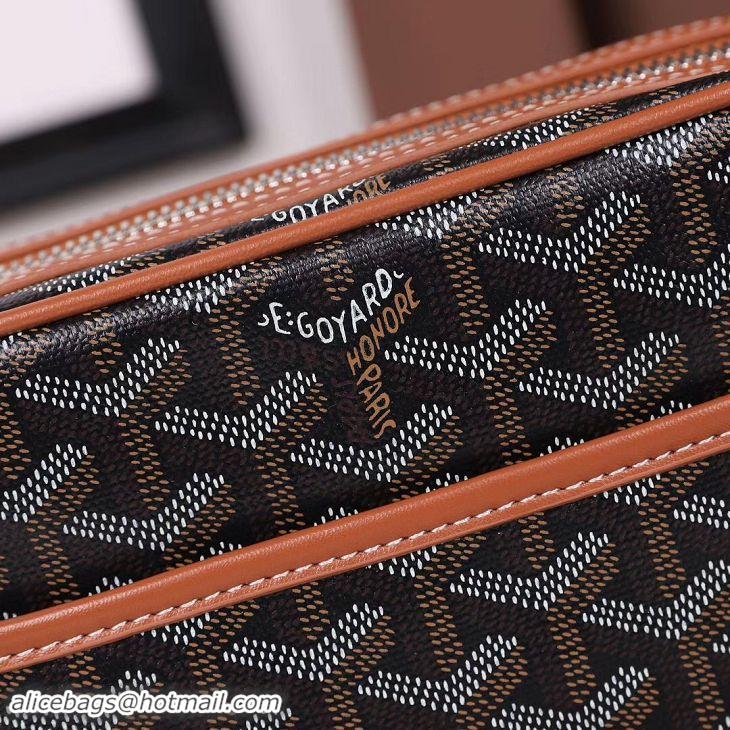 Low Cost Goyard Small Monogram Camera Bag G46 Black And Tan