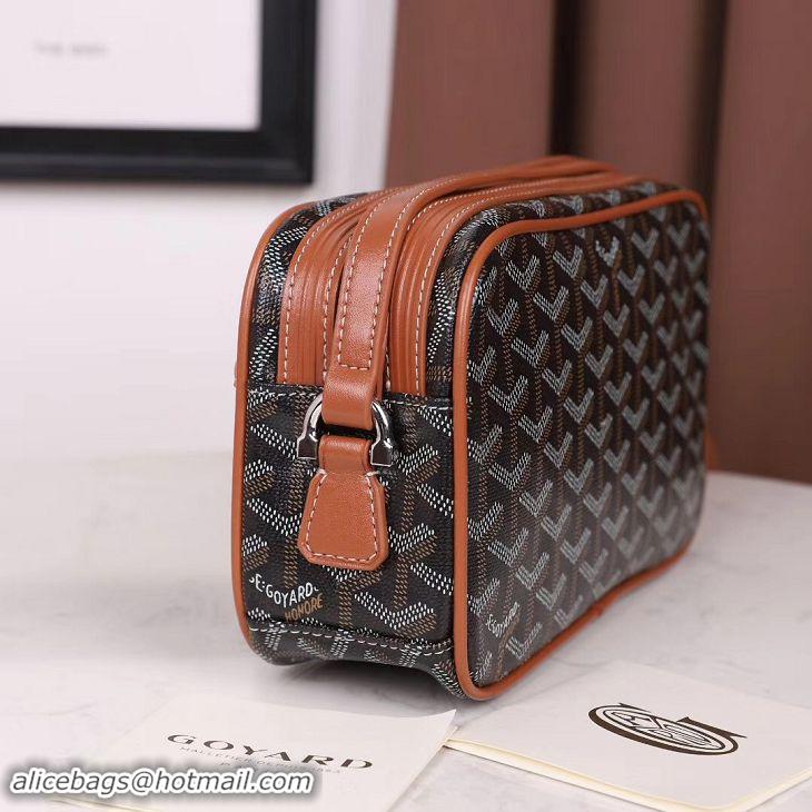 Low Cost Goyard Small Monogram Camera Bag G46 Black And Tan