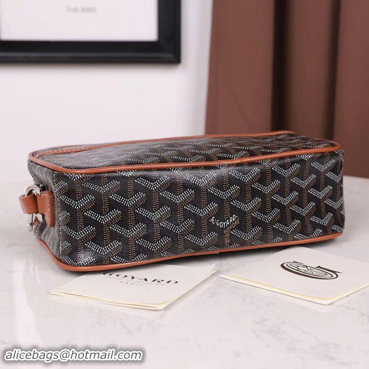 Low Cost Goyard Small Monogram Camera Bag G46 Black And Tan