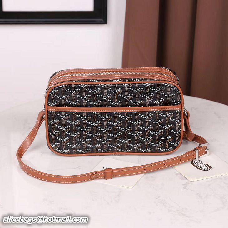 Low Cost Goyard Small Monogram Camera Bag G46 Black And Tan