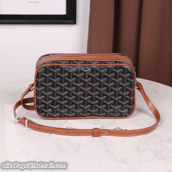 Low Cost Goyard Small Monogram Camera Bag G46 Black And Tan