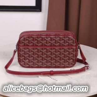 Free Shipping Discount Goyard Small Monogram Camera Bag G46 Burgundy