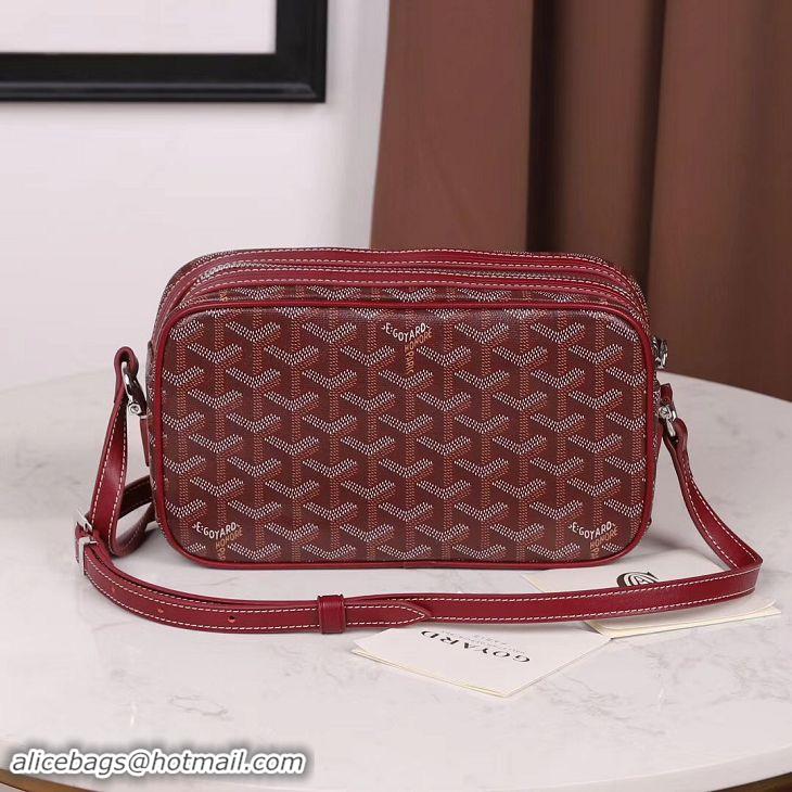 Free Shipping Discount Goyard Small Monogram Camera Bag G46 Burgundy