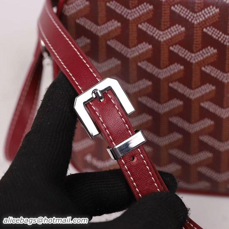 Free Shipping Discount Goyard Small Monogram Camera Bag G46 Burgundy