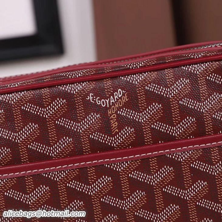 Free Shipping Discount Goyard Small Monogram Camera Bag G46 Burgundy