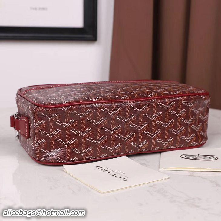 Free Shipping Discount Goyard Small Monogram Camera Bag G46 Burgundy