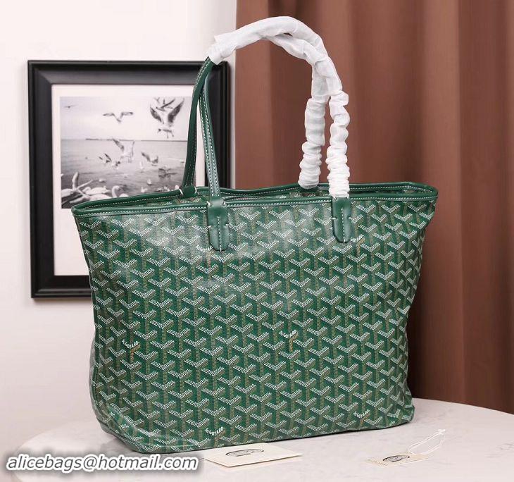 Low Cost Goyard Artois Zipper Tote Bag 00319 Green