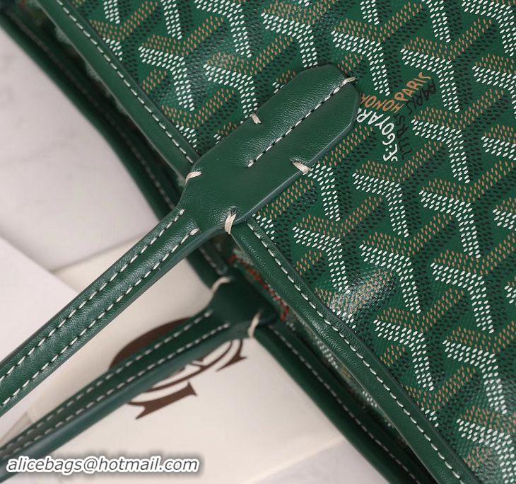 Low Cost Goyard Artois Zipper Tote Bag 00319 Green