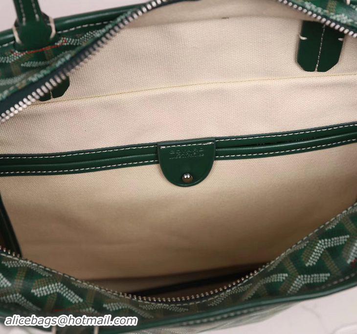 Low Cost Goyard Artois Zipper Tote Bag 00319 Green