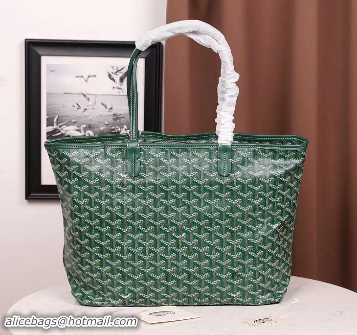 Low Cost Goyard Artois Zipper Tote Bag 00319 Green