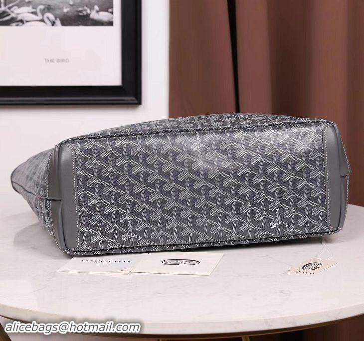 Buy Discount Goyard Artois Zipper Tote Bag 00319 Dark Grey