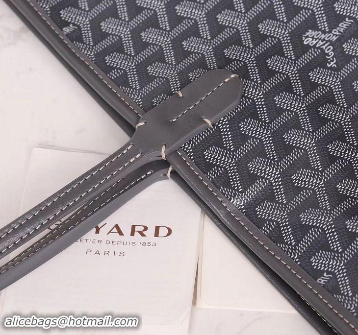 Buy Discount Goyard Artois Zipper Tote Bag 00319 Dark Grey