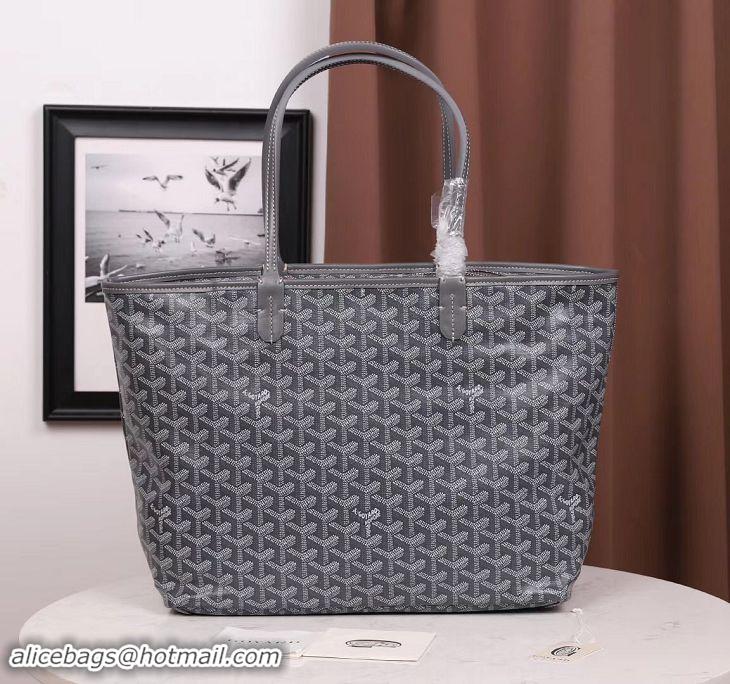 Buy Discount Goyard Artois Zipper Tote Bag 00319 Dark Grey