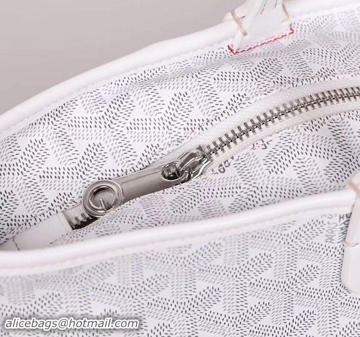 New Style Goyard Artois Zipper Tote Bag 00319 White