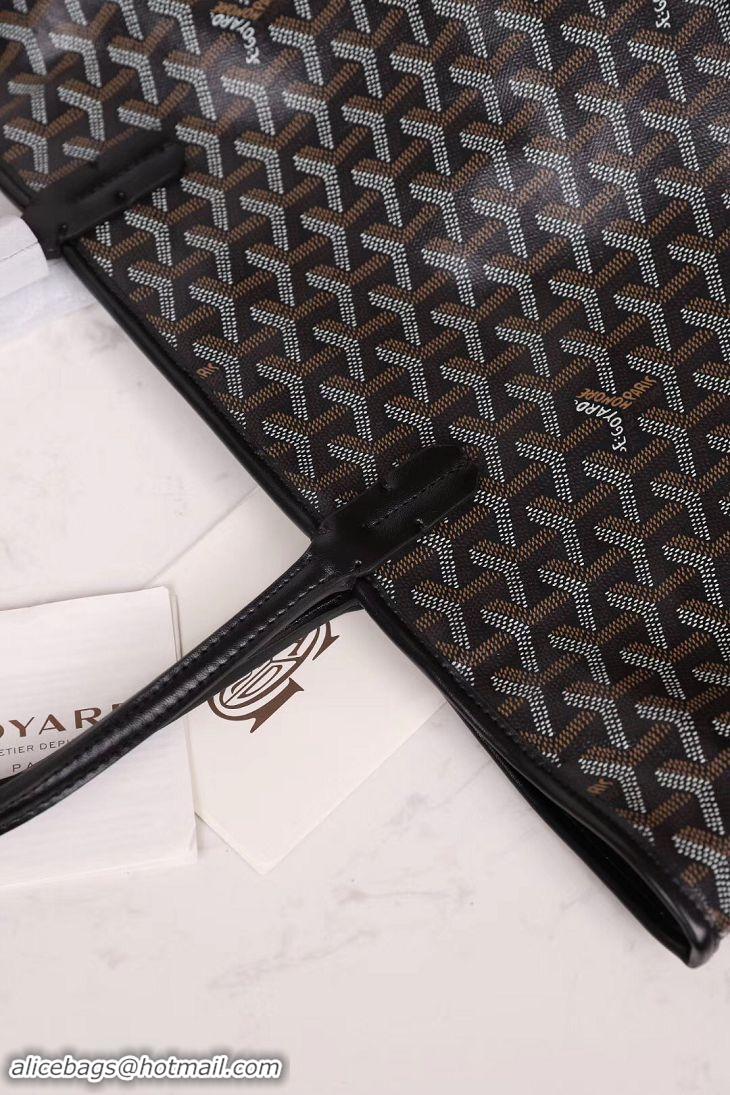 Most Popular Goyard Zipper Tote Bag 00319 Black