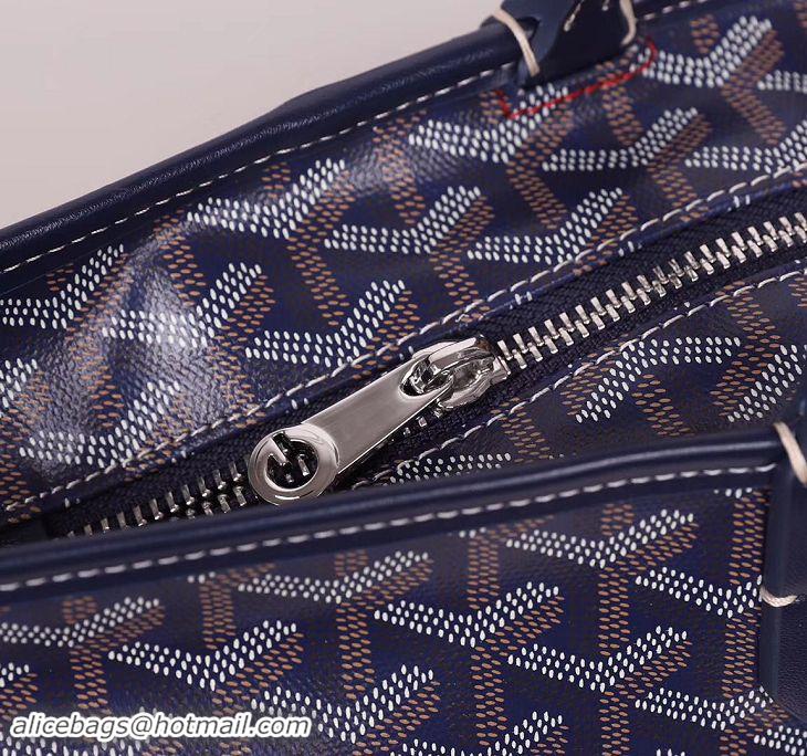 Hot Sell Goyard Artois Zipper Tote Bag 00319 Navy Blue