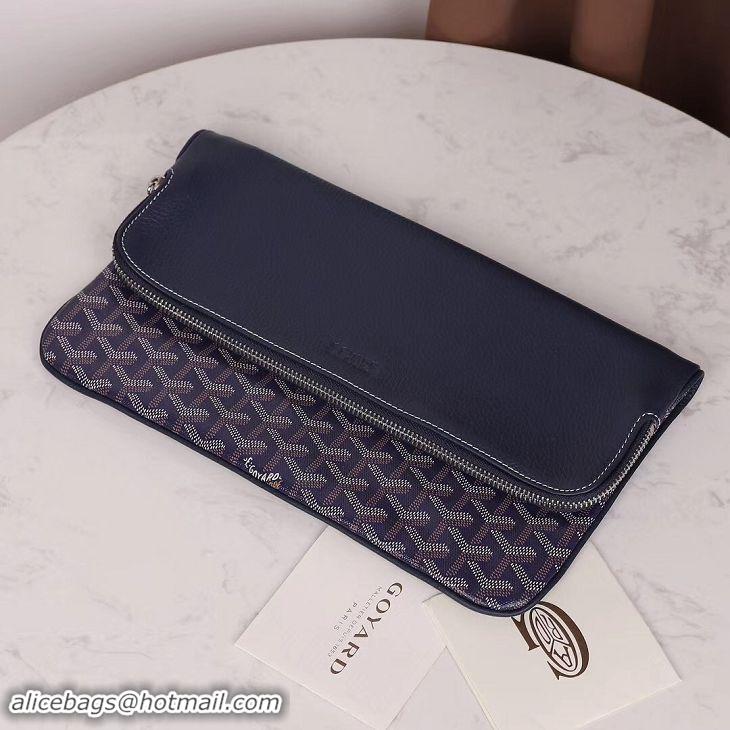 Inexpensive Goyard Sainte Marie Clutch Bag 8928 Navy Blue