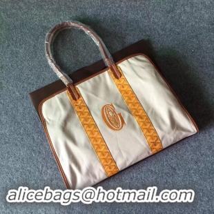 2017 Discount Goyard Sac Hardy Tote Embroidery Bag 8956 Yellow