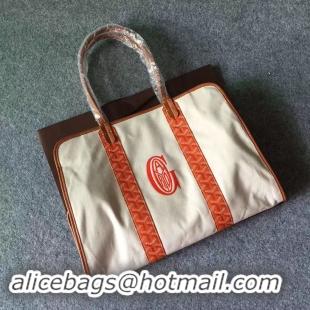 Free Shipping Discount Goyard Sac Hardy Tote Embroidery Bag 8956 Orange