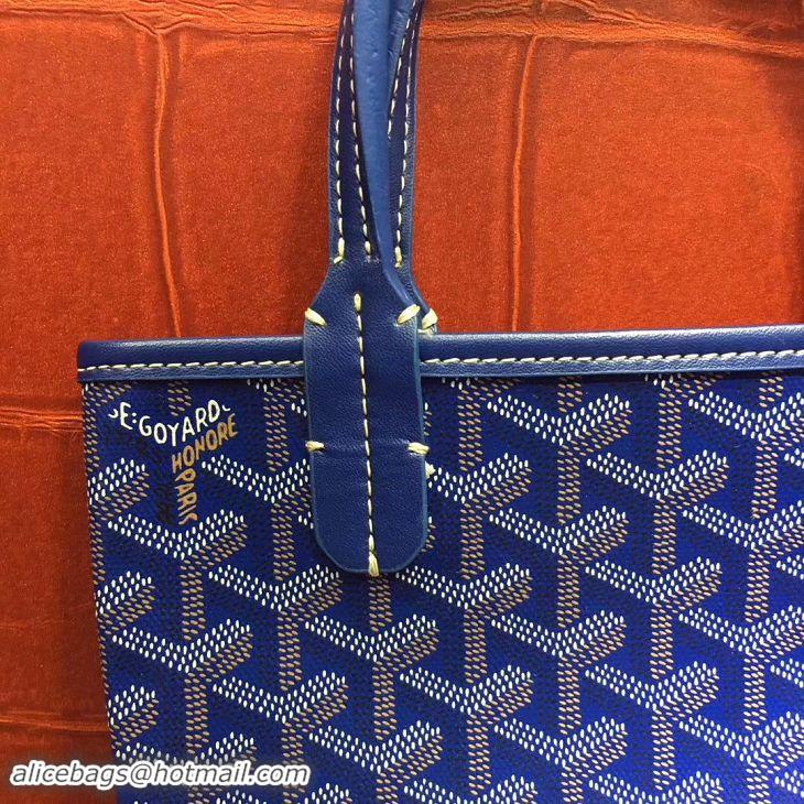 Modern Classic Goyard Poitiers Bag 2195 Dark Blue