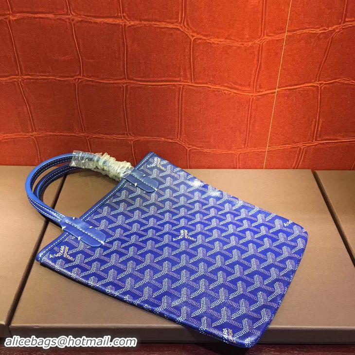 Modern Classic Goyard Poitiers Bag 2195 Dark Blue