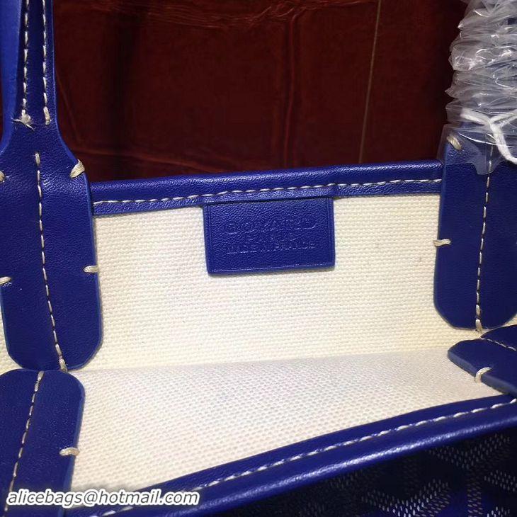 Modern Classic Goyard Poitiers Bag 2195 Dark Blue