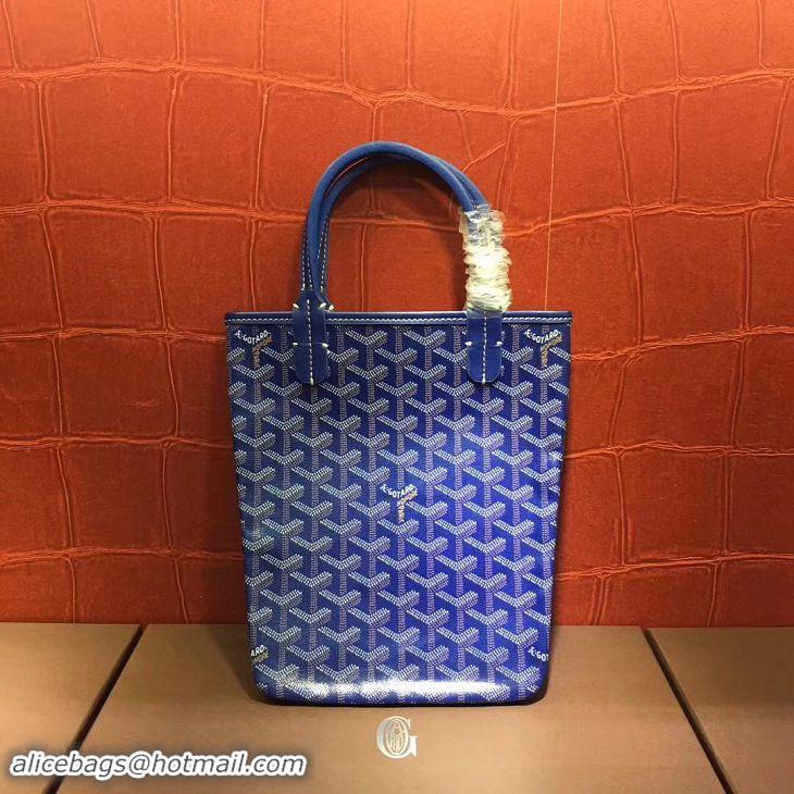 Modern Classic Goyard Poitiers Bag 2195 Dark Blue