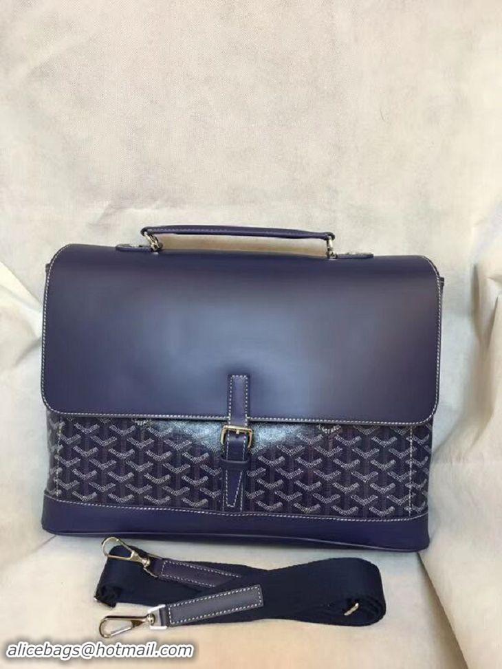 Top Quality Goyard Mens Briefacase Bag 8985 Navy Blue