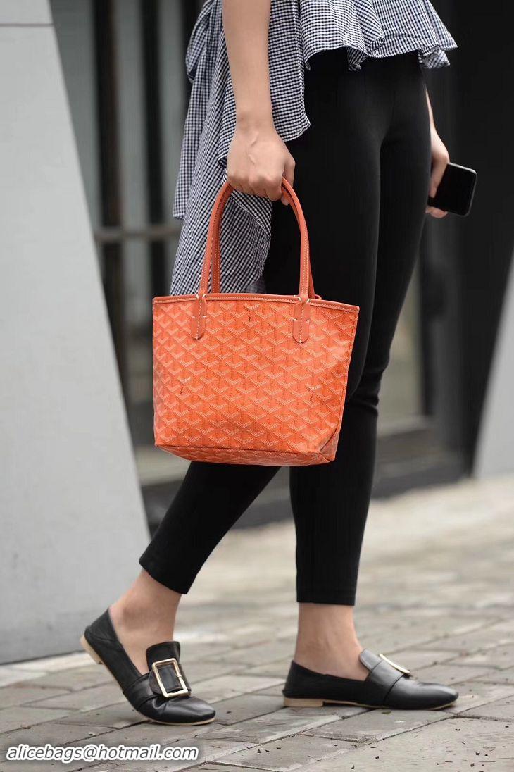 Top Grade Goyard St Louis Shopping Bag Mini 2376 Orange