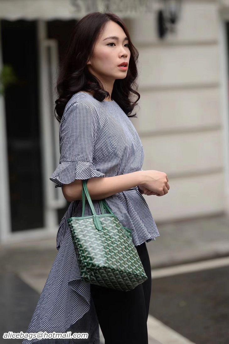 Good Quality Goyard St Louis Shopping Bag Mini 2376 Green