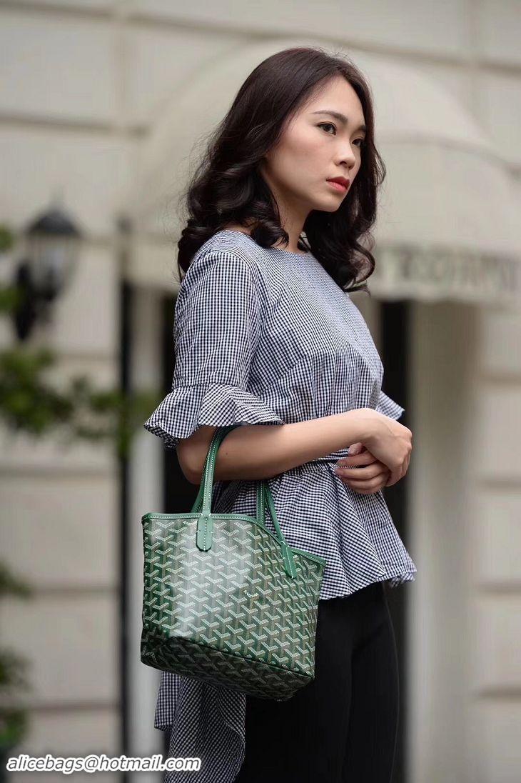 Good Quality Goyard St Louis Shopping Bag Mini 2376 Green