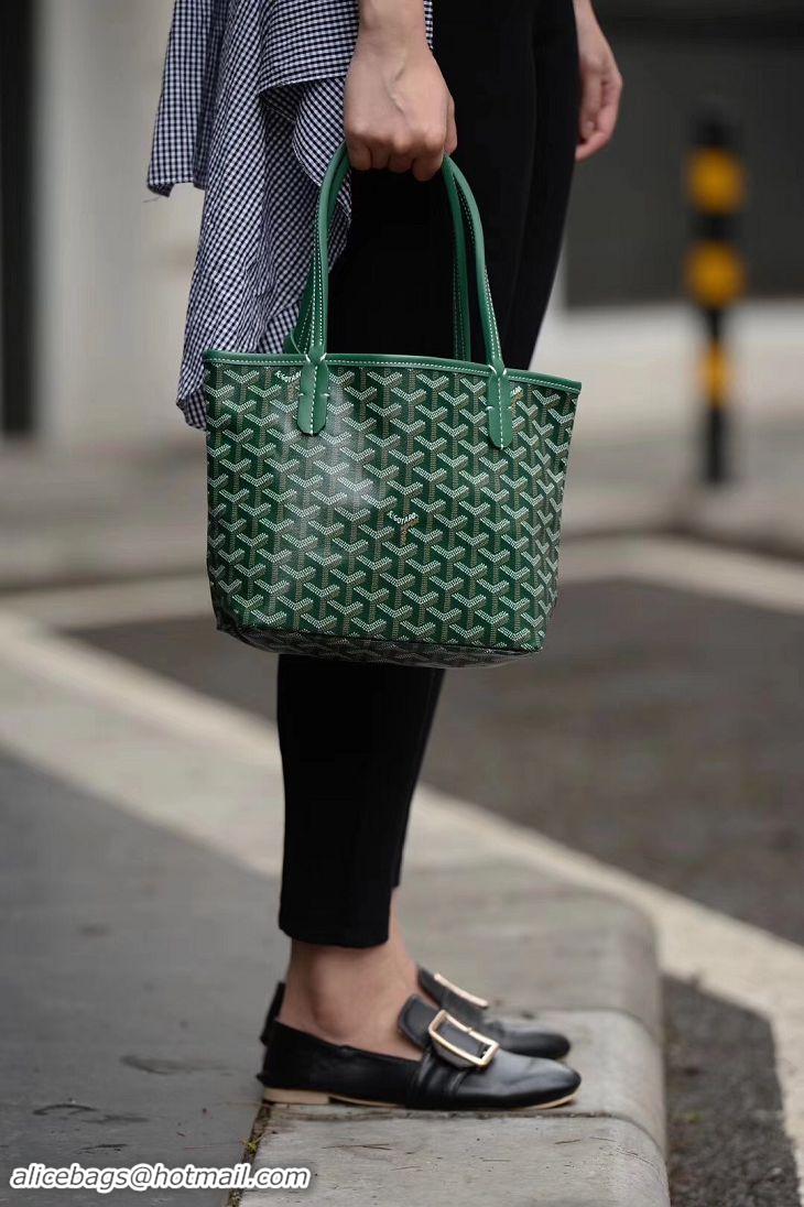 Good Quality Goyard St Louis Shopping Bag Mini 2376 Green