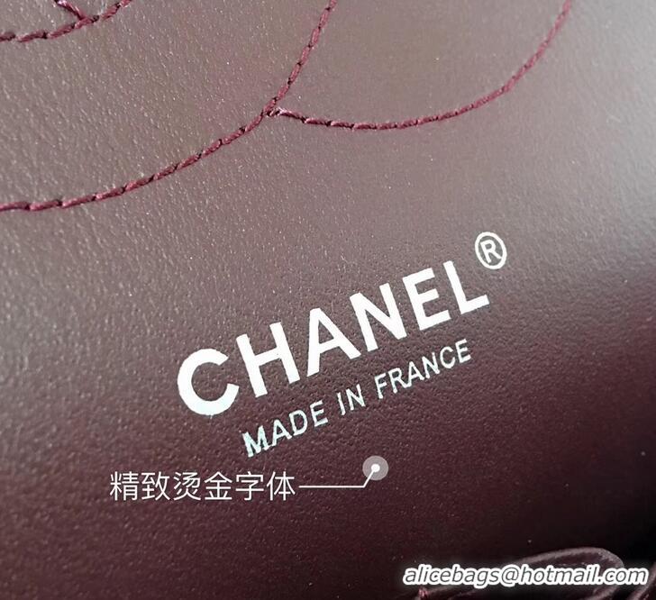 Pretty Style Chanel original quality Caviar Classic jumbo Flap Bag 1113 black with silver Hardware 