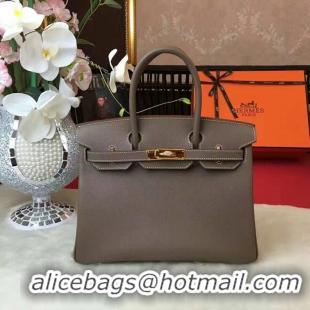 Hot Sell Hermes Birkin 30cm Togo Leather 17826 Etoupe Golden Hardware